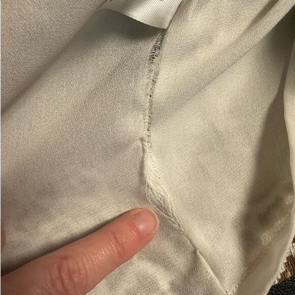 Pendleton Linen Blend Wild Card Dress in Oxford Tan Animal Print Size 4 - Picture 9 of 9